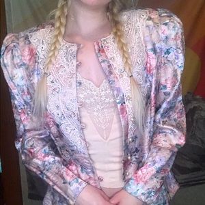 Vintage floral jacket